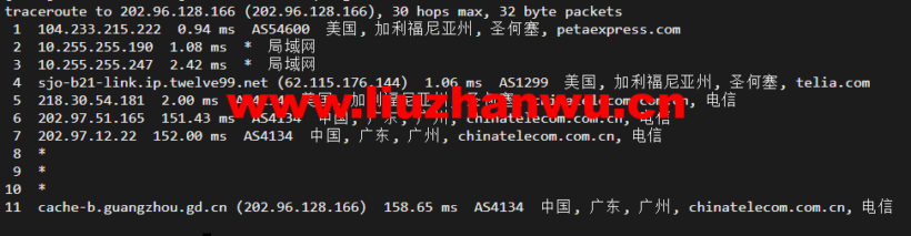 raksmart:美国圣何塞(硅谷)机房独立服务器,国际BGP 100M线路,机器性能/流媒体/线路等测评数据分享 63 1648263526 广州电信