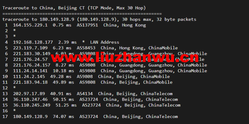 无忧云:香港葵湾机房vps,三网优化,1核/1G内存/50G硬盘/5G DDOS防御,月付45元起,附简单测评 107 1648512988 北京电信