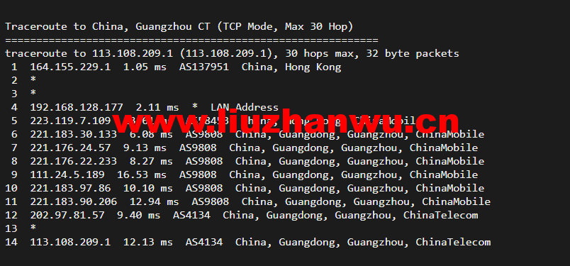无忧云:香港葵湾机房vps,三网优化,1核/1G内存/50G硬盘/5G DDOS防御,月付45元起,附简单测评 109 1648513010 广州电信