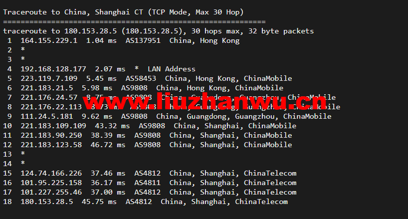 无忧云:香港葵湾机房vps,三网优化,1核/1G内存/50G硬盘/5G DDOS防御,月付45元起,附简单测评 108 1648513045 上海电信