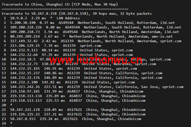 搬瓦工:荷兰阿姆斯特丹机房 EUNL_3 普通线路,简单测评 68 1649499844 上海联通