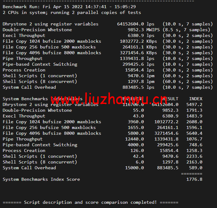 10gbiz:洛杉矶CU2 VIP云服务器(CU2 VIP)线路,简单测评 105 1650284368 多核