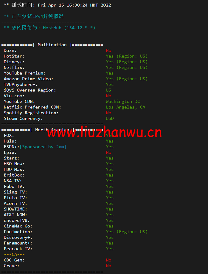 10gbiz:洛杉矶CU2 VIP云服务器(CU2 VIP)线路,简单测评 99 1650284389 流媒体解锁