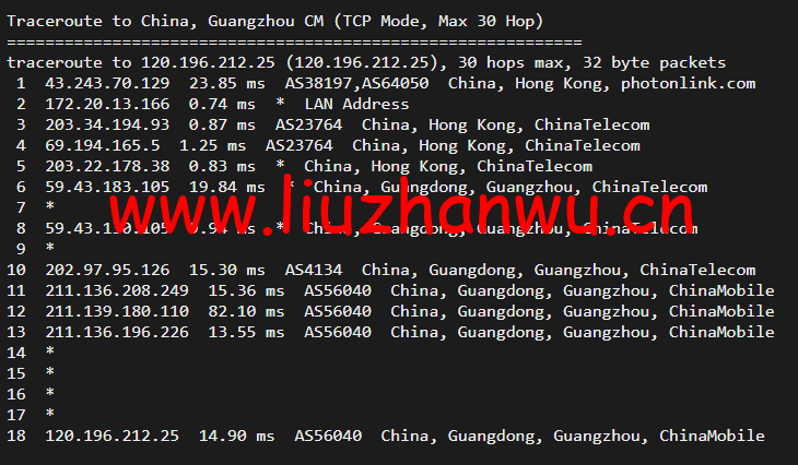 <font color=#FF0000>#五一促销#稳爱云:香港VPS,8折优惠,三网CN2 GIA线路,1核/1G内存/20G硬盘/500G流量/10M带宽,月付28元起,原生IP</font> 72 1651330183 广州移动