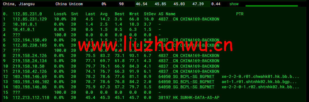 <font color=#FF0000>#五一促销#稳爱云:香港VPS,8折优惠,三网CN2 GIA线路,1核/1G内存/20G硬盘/500G流量/10M带宽,月付28元起,原生IP</font> 62 1651330199 去程联通
