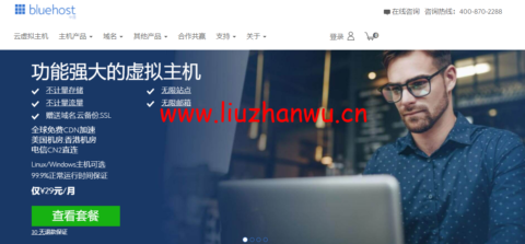 BlueHost:香港/美国站群服务器促销,D-1541/8G内存/500GB硬盘/80TB流量/1Gbps带宽/129个IP,799元/月,升级至255个IP只需增加200元-吾爱主机测评