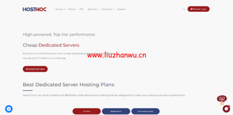 hostnoc:美国便宜独立服务器,洛杉矶机房,e3-1230v2/16g内存/1T HDD硬盘/100T流量/1Gbps带宽,低至$39.99/月,Atom D525低至$19.59/月-吾爱主机测评