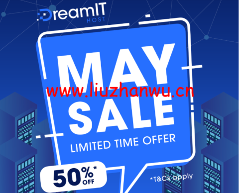 DreamHost：首购虚拟主机、Email、vps云服务器、CDN等5折优惠，月付低至$2.47-吾爱主机测评