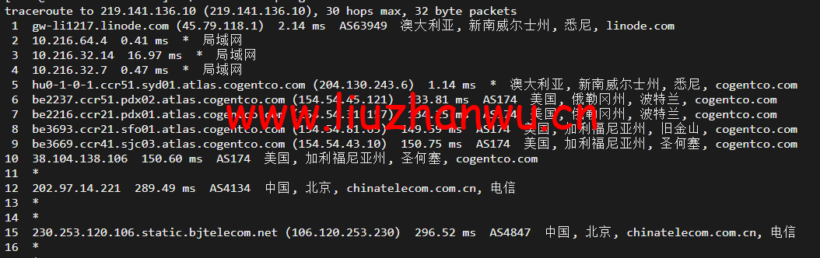 Linode:澳大利亚机房简单测评,附最新优惠码 - 新用户注册赠送$100美金免费账户余额 64 1651549031 北京电信
