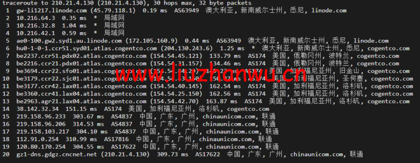 Linode:澳大利亚机房简单测评,附最新优惠码 - 新用户注册赠送$100美金免费账户余额 69 1651549060 广州联通