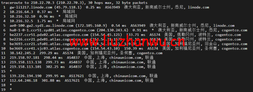Linode:澳大利亚机房简单测评,附最新优惠码 - 新用户注册赠送$100美金免费账户余额 68 1651549092 上海联通