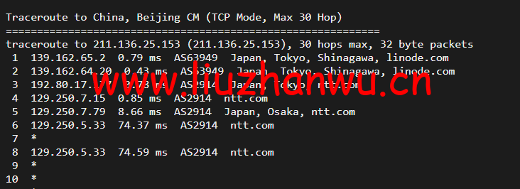 Linode:日本东京机房简单测评,附最新优惠码 - 新用户注册赠送$100美金免费账户余额 70 1651554301 北京移动