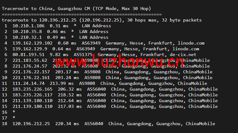 Linode:德国法兰克福机房简单测评,附最新优惠码 - 新用户注册赠送$100美金免费账户余额 72 1651647912 广州移动