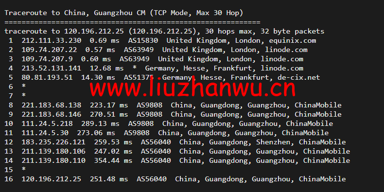 Linode:英国伦敦机房简单测评,附最新优惠码 - 新用户注册赠送$100美金免费账户余额 72 1651648689 广州移动