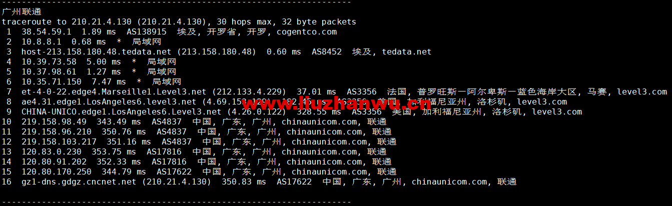 lightnode:埃及开罗机房VPS,1核/2G内存/50G硬盘/1000GB流量,月付$17.71起,简单测评 122 1658325709 广州联通