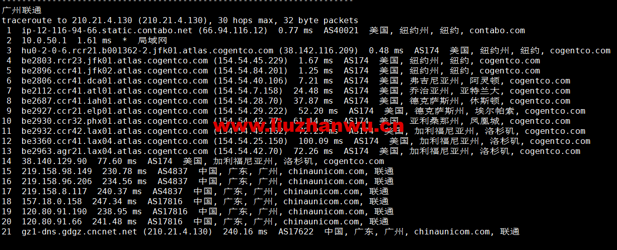 Contabo:美国vps,东部“纽约”机房,原生ip,4核/8G/200G SSD或50 GB NVMe/200Mbps带宽起,月付€6.99,解锁tiktok等流媒体,简单测评 122 1663504179 广州联通