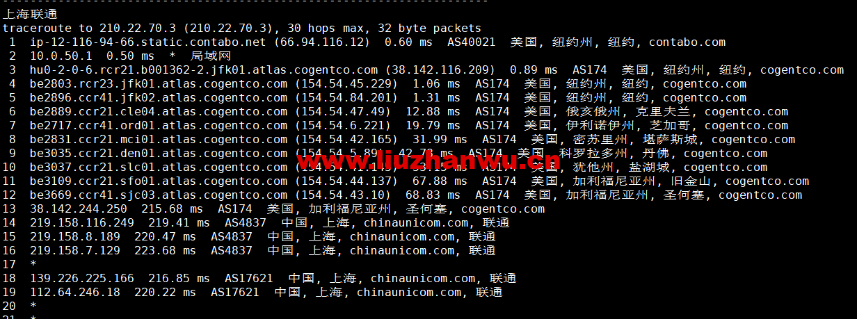 Contabo:美国vps,东部“纽约”机房,原生ip,4核/8G/200G SSD或50 GB NVMe/200Mbps带宽起,月付€6.99,解锁tiktok等流媒体,简单测评 121 1663504224 上海联通