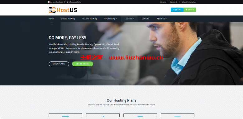 hostus.us:美国VPS年付16美元起,可选洛杉矶、香港等8大机房-吾爱主机测评