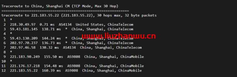 搬瓦工:美西DC9 CN2 GIA VPS测评,通过数据告诉你DC9到底如何 66 上海移动