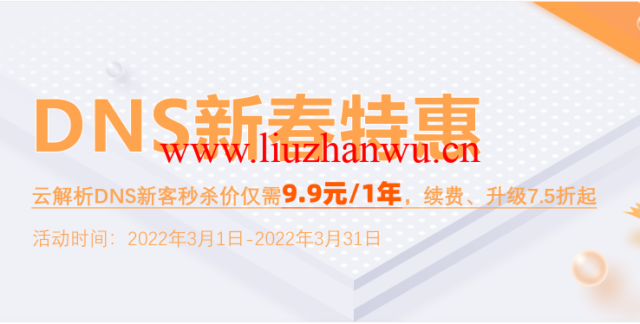 【阿里云采购季】网站稳定加速必备-云解析DNS个人版1年仅需9块9-吾爱主机测评