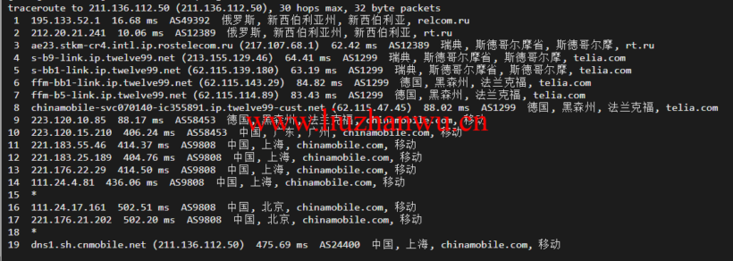 justhost.ru:新西伯利亚“TTK”机房VPS,简单测评 68 上海移动