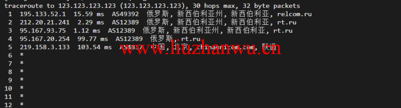 justhost.ru:新西伯利亚“TTK”机房VPS,简单测评 64 北京联通