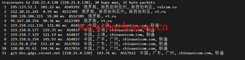 justhost.ru:新西伯利亚“TTK”机房VPS,简单测评 66 广州联通