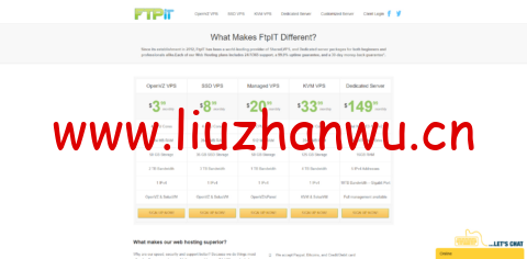 ftpit:精致型商家,$1.49/月,KVM/256M内存/1核/10g硬盘/512G流量-吾爱主机测评