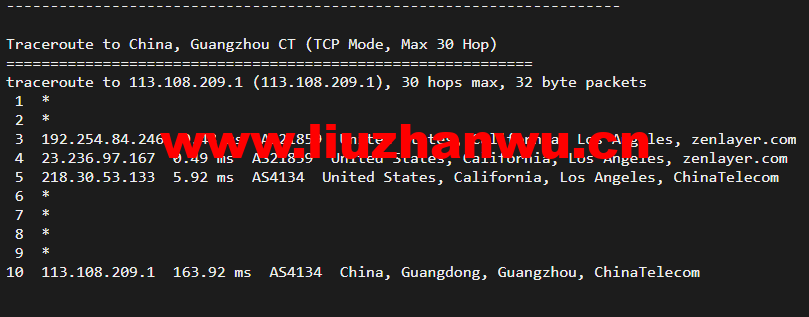 搬瓦工:DC8 ZNET(USCA_8),洛杉矶机房简单测评 60 1648889169 广州电信