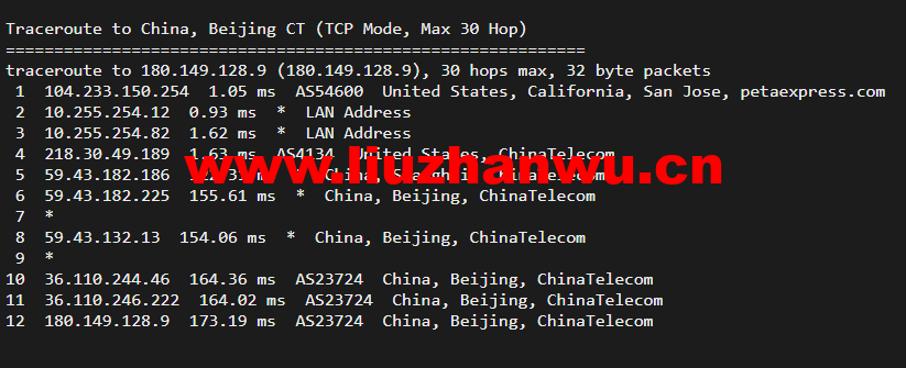 raksmart:美国圣何塞(硅谷)机房裸机云,CN2线路,机器性能/流媒体/线路等测评数据分享 61 1648988067 北京电信