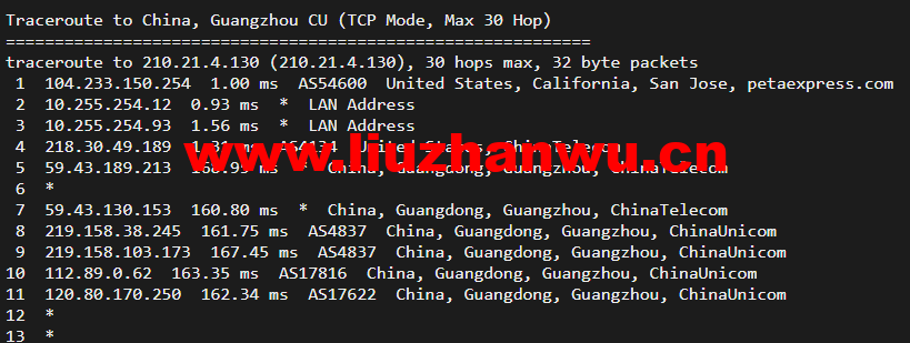 raksmart:美国圣何塞(硅谷)机房裸机云,CN2线路,机器性能/流媒体/线路等测评数据分享 66 1648988094 广州联通