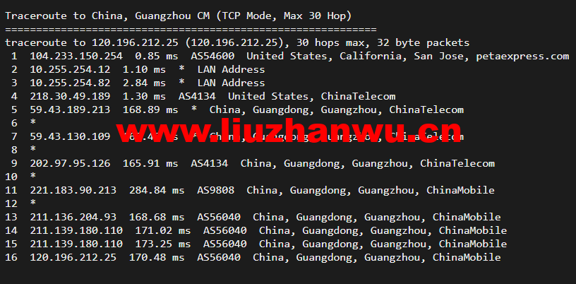 raksmart:美国圣何塞(硅谷)机房裸机云,CN2线路,机器性能/流媒体/线路等测评数据分享 69 1648988099 广州移动