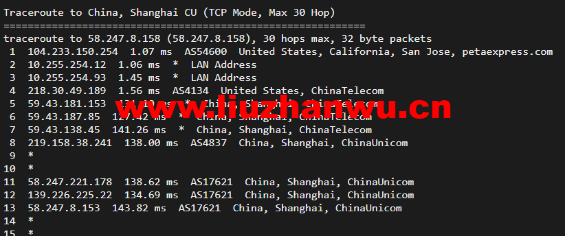 raksmart:美国圣何塞(硅谷)机房裸机云,CN2线路,机器性能/流媒体/线路等测评数据分享 65 1648988130 上海联通