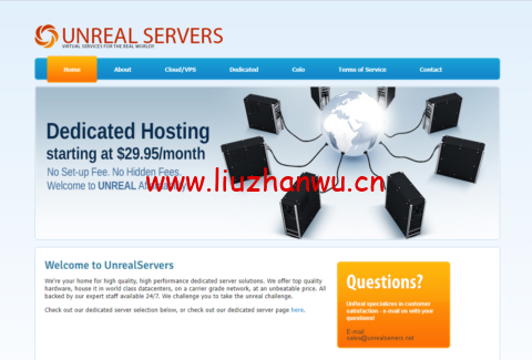 #黑五#UnRealServers:美国堪萨斯独服,全场5折,最低月付30美金起-吾爱主机测评