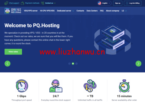 #夏季促销#pq.hosting:85折优惠,1核/1G内存/15G NVME硬盘/不限流量/1Gbps带宽,€3.2/月起,可选俄罗斯/罗马尼亚机房-吾爱主机测评