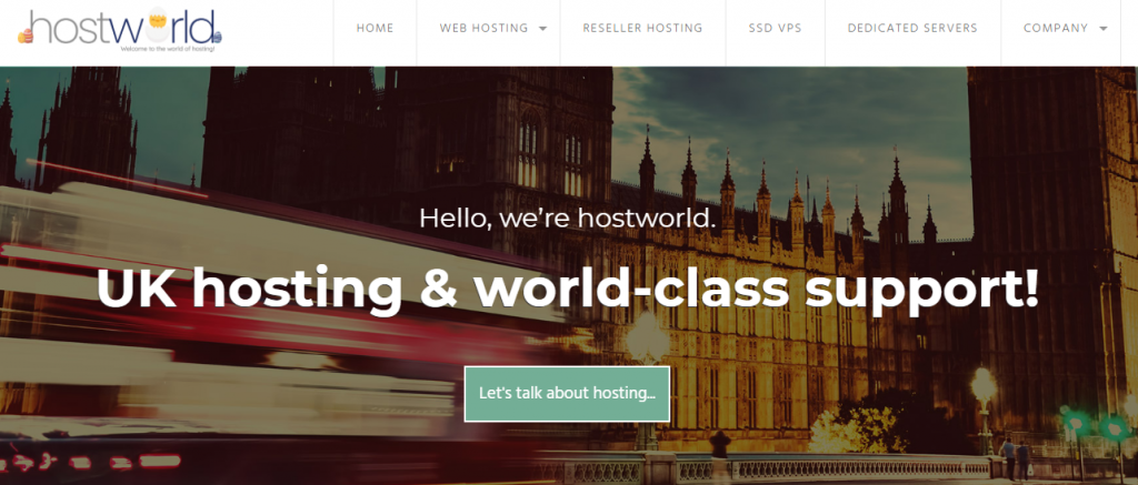 hostworld：英国KVM VPS，免费送15%内存和30%空间，1Gbps端口、不限流量，512MB内存，月付2.99英镑-吾爱主机测评