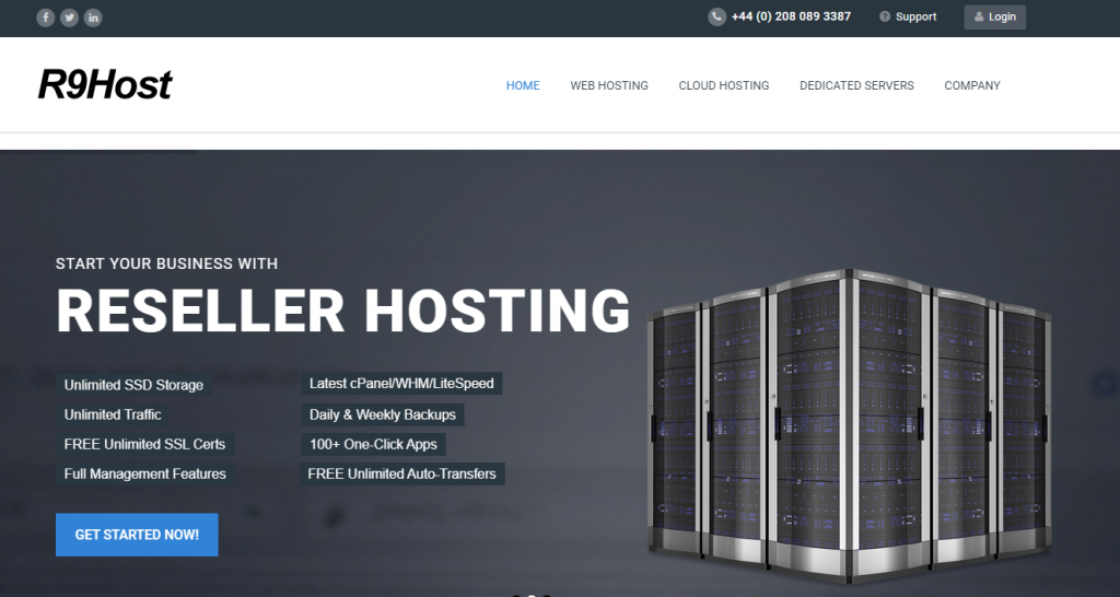 R9Host：€2.99/月/512MB内存/15GB NVMe空间/不限流量/100Mbps端口/KVM/DDOS/法国-吾爱主机测评