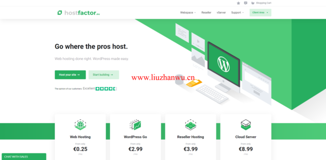 HostFactor:便宜vps,九折促销,1核/1G内存/20GB SSD硬盘/不限流量,8.1美元/月起,可选Windows/40G DDOS防御,俄罗斯/美国/罗马尼亚/摩尔多瓦等机房-吾爱主机测评