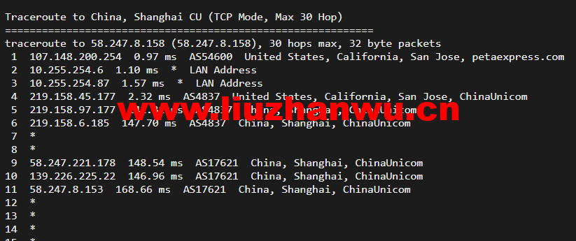 raksmart:美国圣何塞(硅谷)机房裸机云,大陆优化线路,机器性能/流媒体/线路等测评数据分享 65 1648989072 上海联通