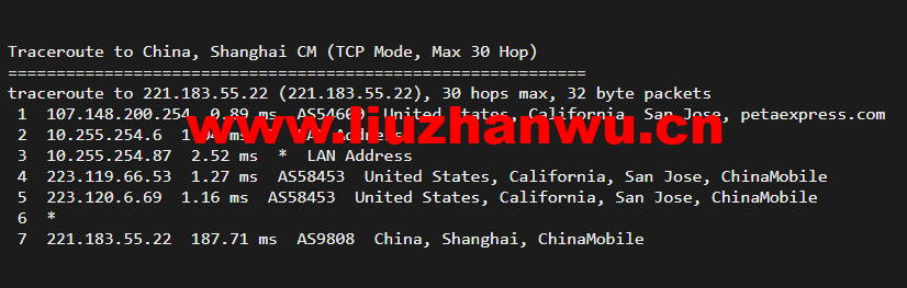 raksmart:美国圣何塞(硅谷)机房裸机云,大陆优化线路,机器性能/流媒体/线路等测评数据分享 68 1648989077 上海移动