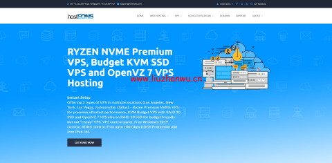 #四周年庆#Hosteons:美国KVM VPS 75折优惠,低至$15.75/年起,OpenVZ 7 VPS 5折优惠低至$13.50/年起-吾爱主机测评