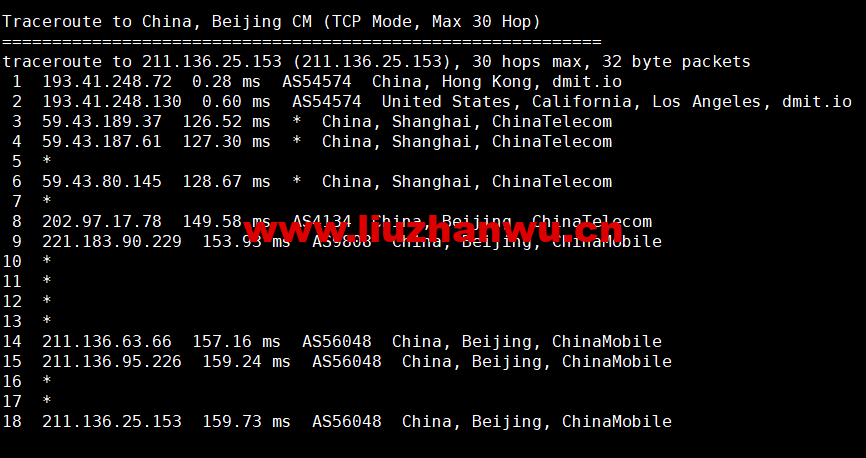 DMIT:美国CN2 GIA VPS,Premium系列,月付$14.9,季付$28.88起,原生IP,解锁tiktok、Netflix、Disney+等流媒体,简单测评 70 1656167581 北京移动