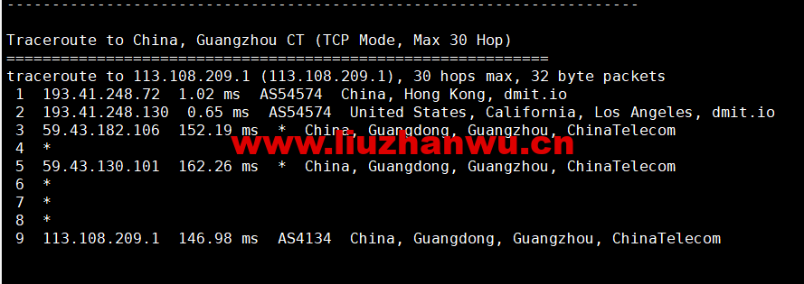 DMIT:美国CN2 GIA VPS,Premium系列,月付$14.9,季付$28.88起,原生IP,解锁tiktok、Netflix、Disney+等流媒体,简单测评 66 1656167595 广州电信