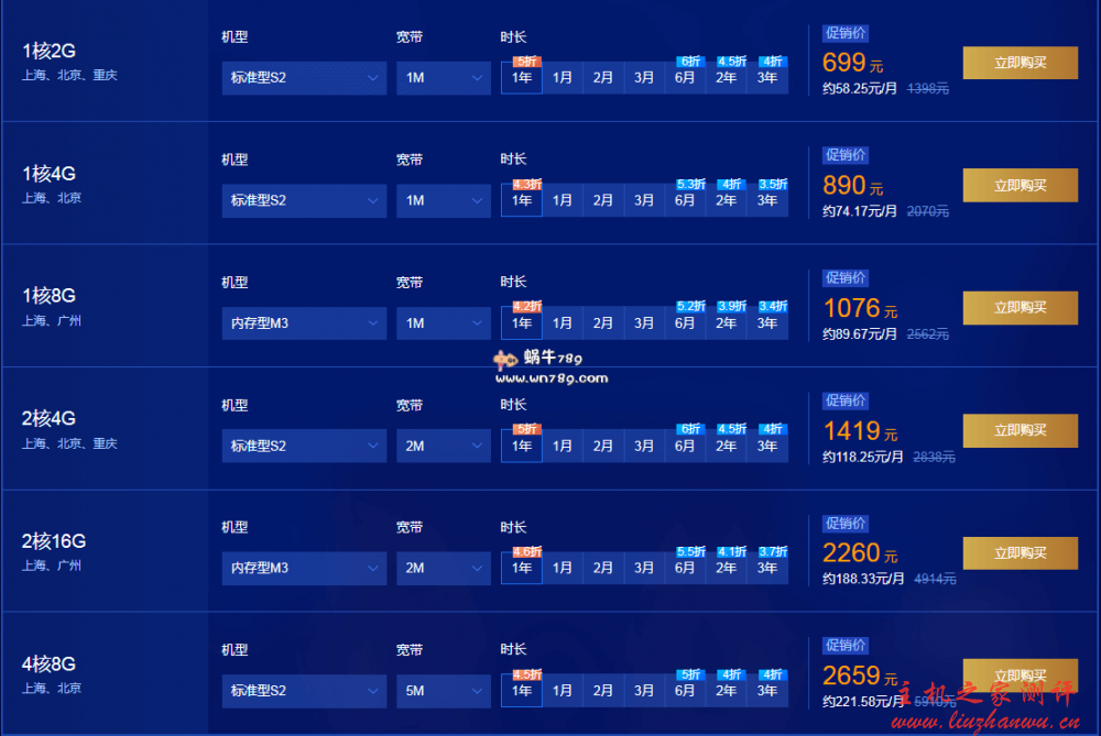 腾讯云服务器12月秒杀 2核4G3M998元/3年 2核4G5M1499元/3年 免费换ip 36 20200505 5eb12b9085dbb
