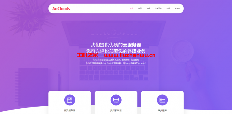 AnClouds:带宽升级 / 美国一区 年付144元 美国二区 月付17元-吾爱主机测评