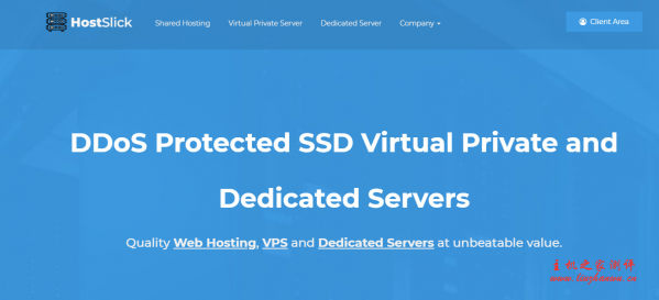 HostSlick：€20/年/1核/1GB内存/50GB SSD空间/2TB流量/1Gbps端口/DDOS/KVM/荷兰-吾爱主机测评