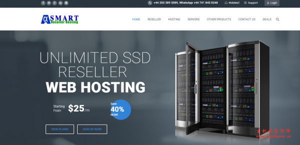 SmartResel:$16/年/10GB SSD空间/不限流量/1Gbps端口/新加坡/美国/德国/英国 3 smartresel