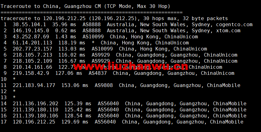 HostKvm:澳大利亚vps,联通9929线路,原生IP,六折优惠,$4.2/月起,支持windows,简单测评,解锁TikTok 75 1655214695 广州移动