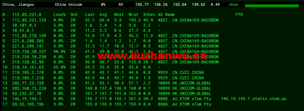 HostKvm:澳大利亚vps,联通9929线路,原生IP,六折优惠,$4.2/月起,支持windows,简单测评,解锁TikTok 65 1655214715 去程联通
