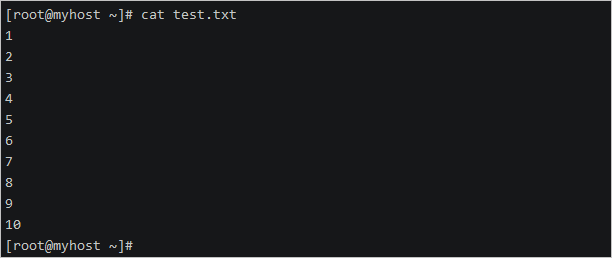 Linux指令入门-文本文件查看命令cat 21 20200608 5eddbbd4bc7a5
